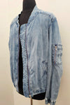 JUST JEANS Size 10-14 stretch denim bomber
