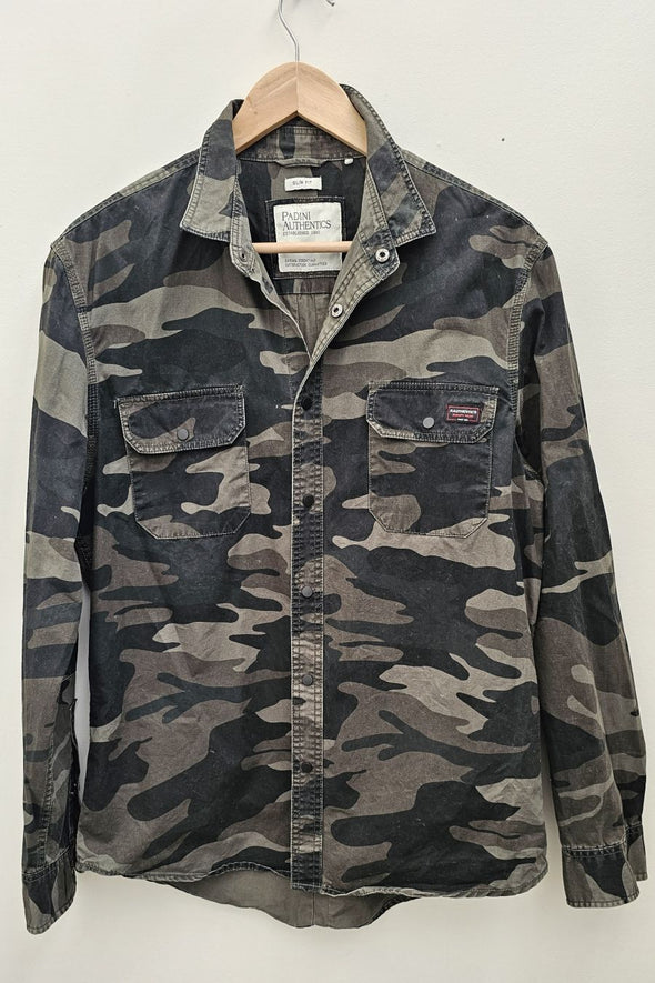PADINI AUTHENTICS camo shirt jacket