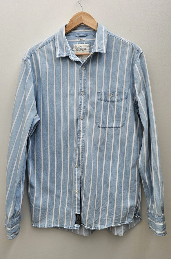 PADINI AUTHENTICS denim stripe shirt