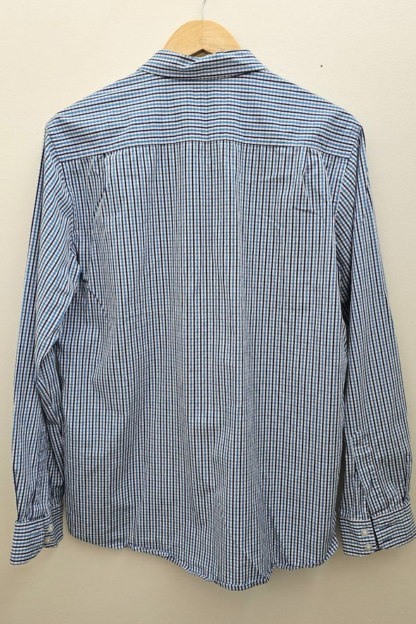 RODD & GUNN blue check shirt M