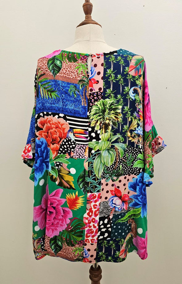 VIRTUELLE size 24 print top
